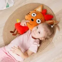 Мягкая игрушка - подушка &laquo;Карамелька&raquo;, 44 см, Три кота