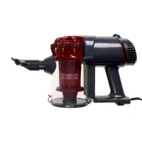 Пылесос Sakura SA-8322R, вертикальный, 800 Вт, 1 л, 79 дБ, шнур 4 м, 4 насадки, красный, серый