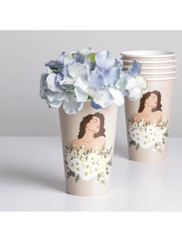 Стакан для цветов &laquo;Ромашки&raquo;, 350 мл