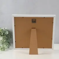 Фоторамка для фото 30х30 см, с паспарту 20х20 см МДФ Anna, белый Фоторамка для фото 30х30 см, с паспарту 20х20 см МДФ Anna, белый