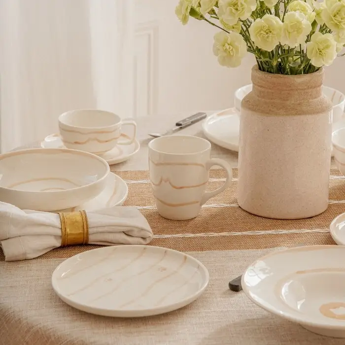 Тарелки SL Home &laquo;Гато&raquo;, d=18.5 см, набор 2 шт., фарфор, белые