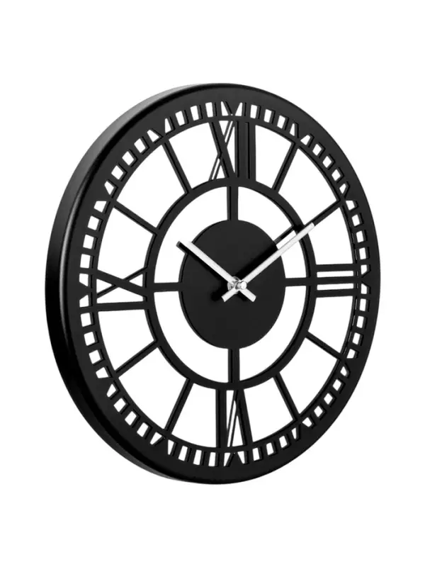 Часы настенные, интерьерные, бесшумные, плавный ход, d=32 см, металл, зеркало