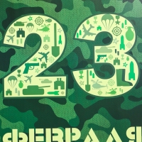 Пакет подарочный ламинированный вертикальный «23 февраля», XL 40 × 49 × 19 см