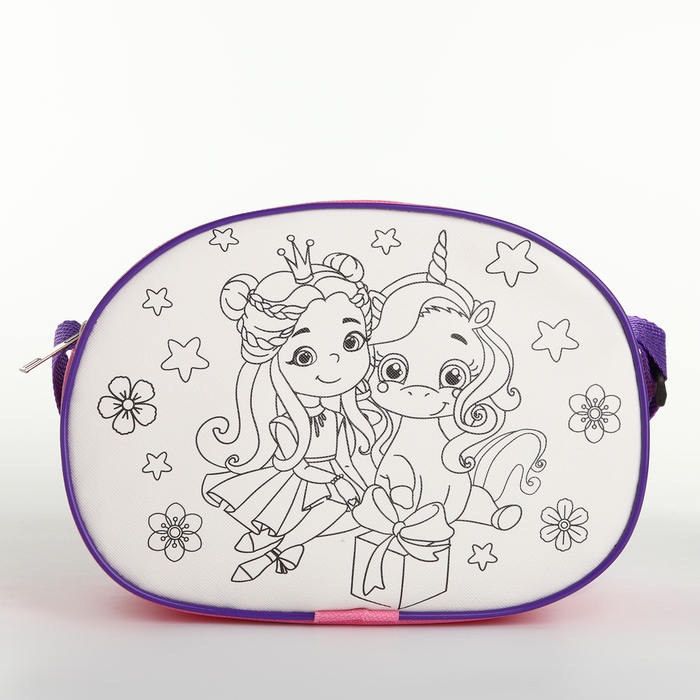 Набор для творчества: Сумка раскраска «Друзья навсегда», 22х16 см, отдел на молнии Набор для творчества: Сумка раскраска «Друзья навсегда», 22х16 см, отдел на молнии