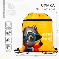 Мешок для обуви &laquo;Учусь на 5!&raquo; (с карманом) 41&times;31 см