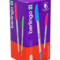 Ручка шариковая Berlingo. Perlamutik, синий стержень, узел 0.7 мм, МИКС