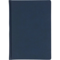 Ежедневник датированный 2026 А5+ VELVET темно-синий 3-123/18