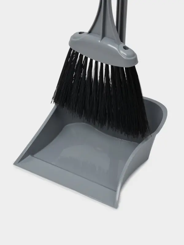 Веник с совком Альтернатива &laquo;Комфорт&raquo;, пластик, МИКС