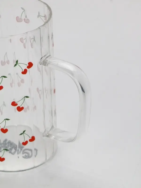 Кружка стеклянная «Вишенки», 350 мл Кружка стеклянная «Вишенки», 350 мл