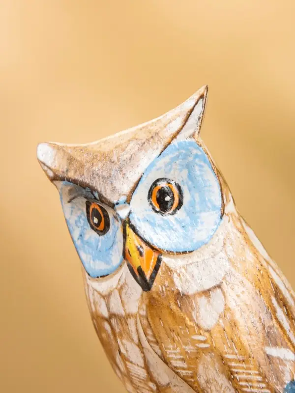 Сувенир &laquo;Сова на пеньке&raquo;, 18 см, дерево