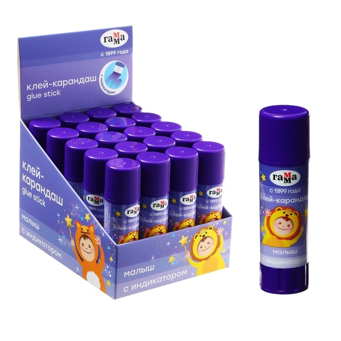 Клей-карандаш Magic PVP 15г Гамма Клей-карандаш Magic PVP 15г Гамма "Малыш", с индикатором