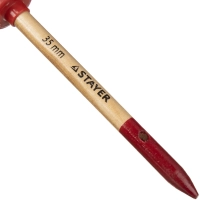 Кисть круглая STAYER MASTER, светлая натурал. щетина, №8 x 35мм0141-35