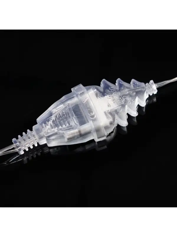 Удлинитель для комнатных гирлянд, 3 м, прозрачная нить, УМС-вилка