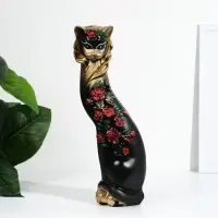 Фигура гипс &laquo;Маркиза средняя с цветами&raquo;, 42&times;12&times;14 см