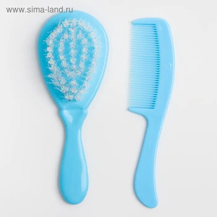 Детские расчёски Крошка Я, набор 2 шт., от 0 мес., цвета МИКС Детские расчёски Крошка Я, набор 2 шт., от 0 мес., цвета МИКС