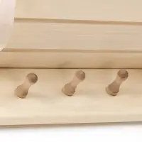 Полка - вешалка "Простая №2" 3 крючка 49х10х23 см