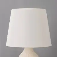 Лампа настольная RISALUX &laquo;Линии&raquo;, 15 Вт, Е14, молочная, 25&times;25&times;36 см