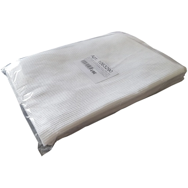 Полотенце вафельное 35х80 плотн.120гр/м2, отбелен., 10шт