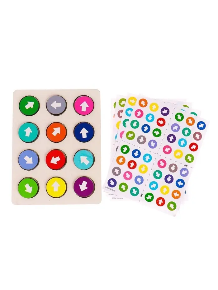 Развивающие игры из дерева Лесная мастерская &laquo;Стрелочки&raquo;, повтори по образцу