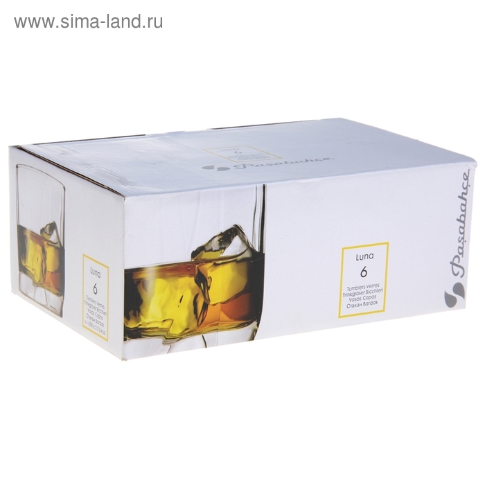Набор низких стаканов Luna, 368 мл, 6 шт Набор низких стаканов Luna, 368 мл, 6 шт