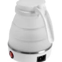 Чайник электрический LSK-1812, пластик, 0.6 л, 600 Вт, складной, белый