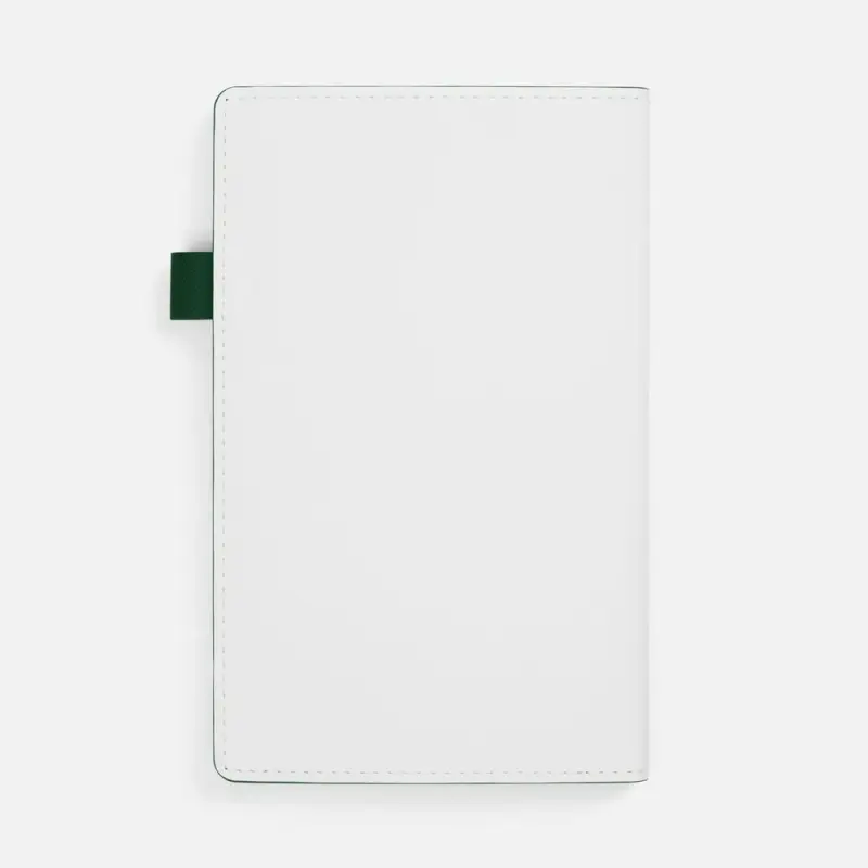 Ежедневник White Shall, недатированный, бело-зеленый Ежедневник White Shall, недатированный, бело-зеленый