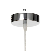 Светильник BayerLux 2480/1BK E27 40Вт тонированный 26х26х26-126 см