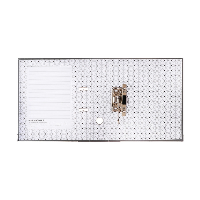 Папка-регистратор 75мм, А4, Calligrata Папка-регистратор 75мм, А4, Calligrata "Mega", бумвинил, с карманом на корешке, нижний металлический кант, серая