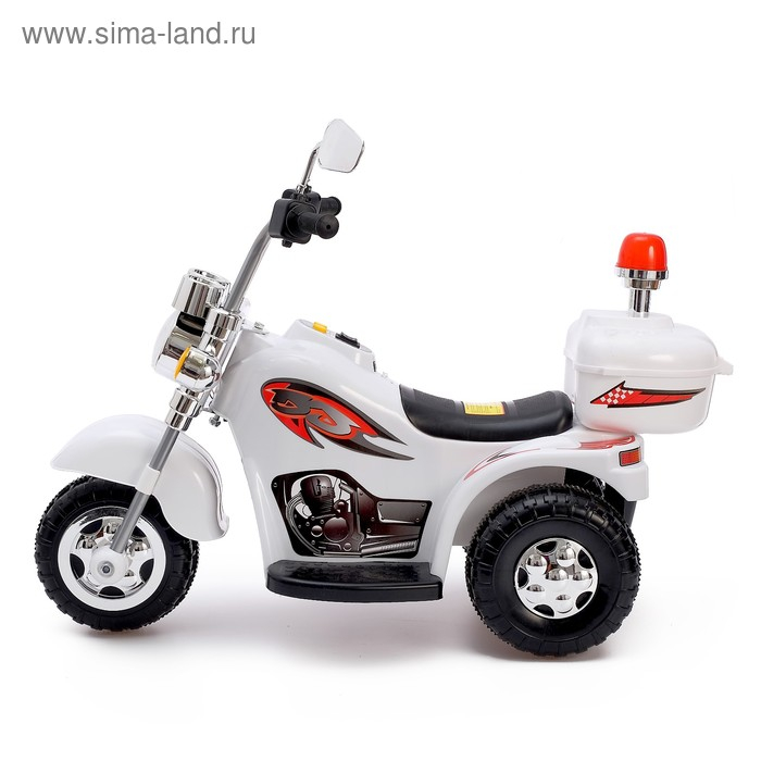 Детский электромобиль «Чоппер», цвет белый Детский электромобиль «Чоппер», цвет белый