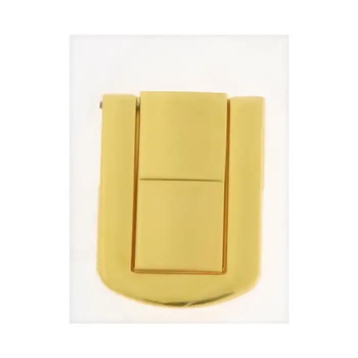 Замок-защелка на ящик ZM01, 4.3×3.2 см, цвет золото