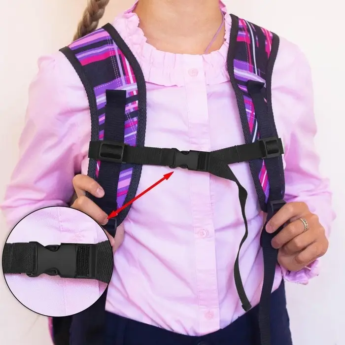 Держатель для лямок рюкзака: фастекс 20 мм, стропа 1 м, чёрный Держатель для лямок рюкзака: фастекс 20 мм, стропа 1 м, чёрный