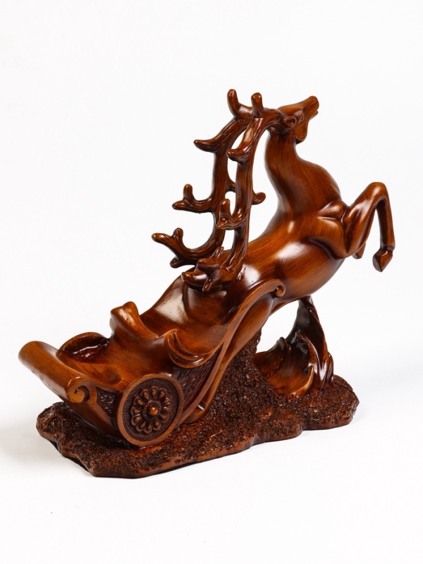 Подставка для бутылки  Подставка для бутылки "Олень" под дерево, 17.12.28см