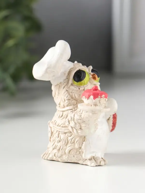 Фигурка гипс &laquo;Сова в колпаке&raquo;, 8&times;5&times;5 см