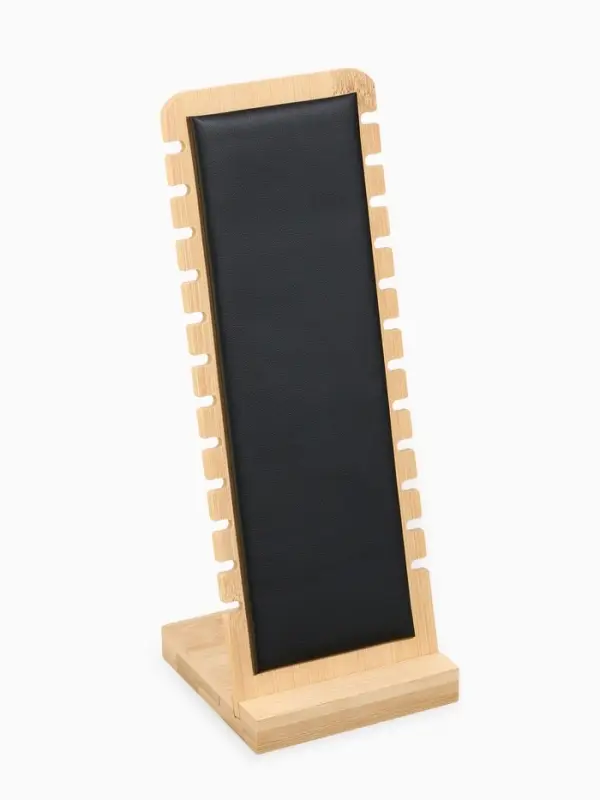 Подставка под цепочки QF, на 12 мест, 10&times;10&times;27 см, чёрная