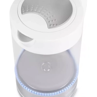 Чайник HYK-G9990 1,5л 2000Вт белый (стекло)