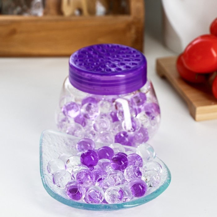 Арома-поглотитель запаха, гелевый, с ароматом лаванды, 100 г Арома-поглотитель запаха, гелевый, с ароматом лаванды, 100 г