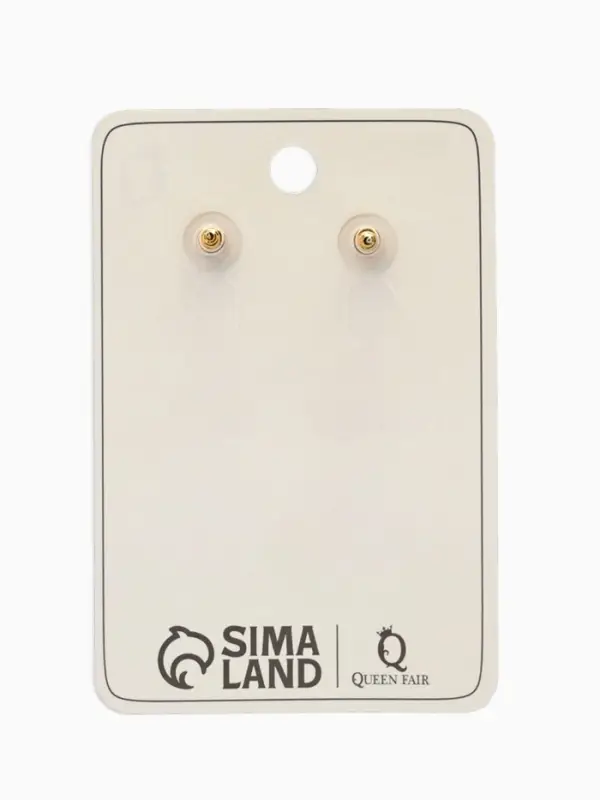 Серьги висячие со стразами &laquo;Вечеринка&raquo;, цветок из капель, красно-белые в золоте, 6.3 см