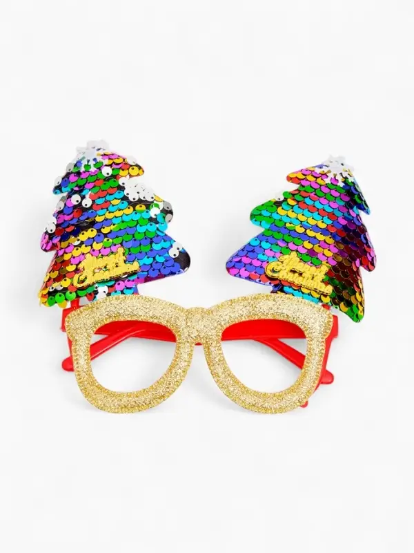 Карнавальные очки «Новогодние» набор 12 штук