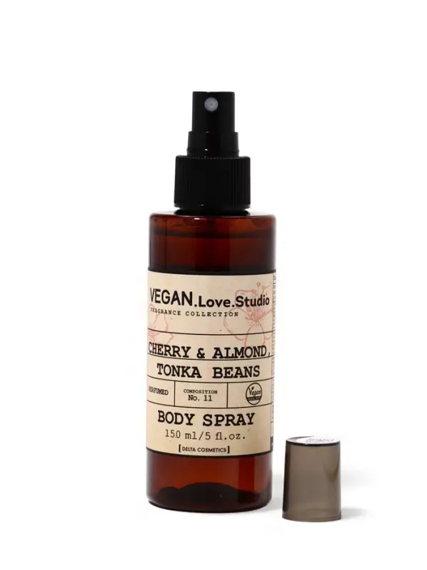 Мист парфюмированный спрей для тела VEGAN.Love.Studio Cherry, Almond, Tonka Bean, 150 мл