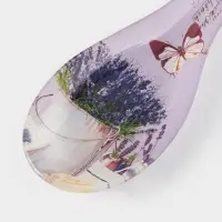 Подставка под ложку Доляна &laquo;Лаванда&raquo;, 23.5&times;8.3 см, стекло