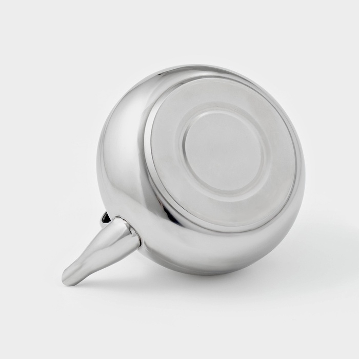 Заварочный чайник Доляна «Гретель», 1,6 л, металлическое сито, нержавеющая сталь, хромированный Заварочный чайник Доляна «Гретель», 1,6 л, металлическое сито, нержавеющая сталь, хромированный