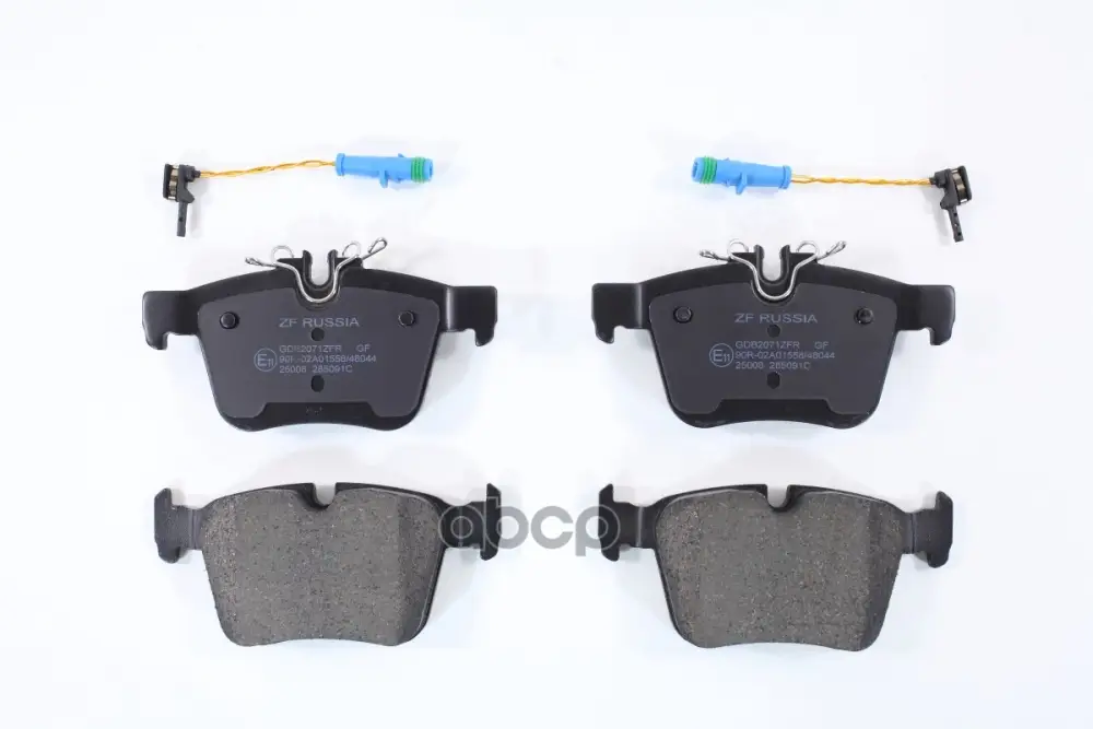 тормозные диски тормозных колодок ZF Russia арт. GDB2071ZFR