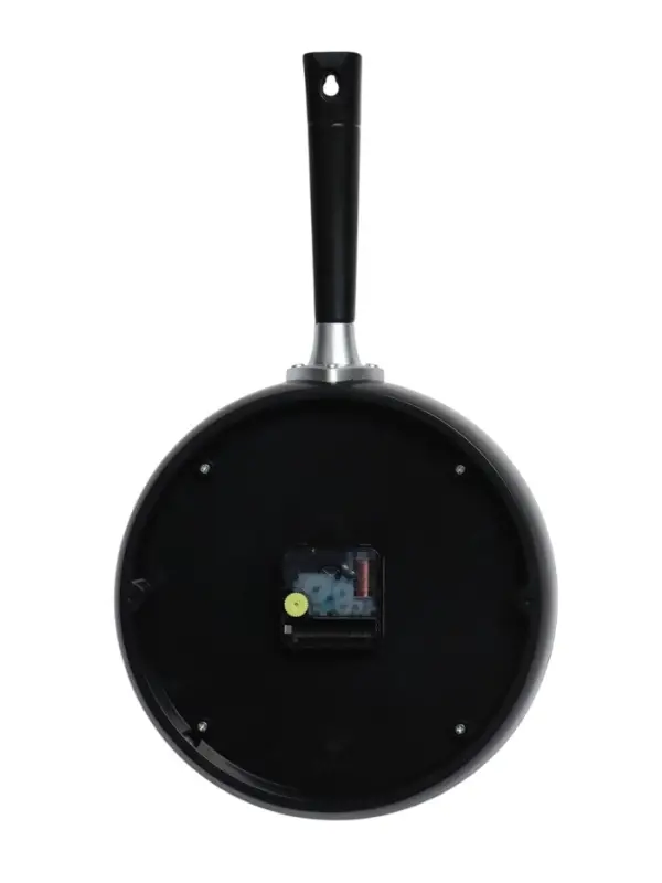 Часы настенные интерьерные &laquo;Сковорода&raquo;, для кухни, бесшумные, 25&times;43 см, чёрные, от батарейки 1&times;АА