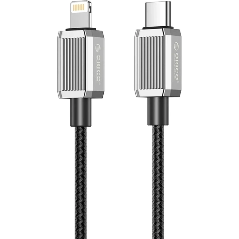Кабель ORICO USB-C/Lightning,29Вт,1м,черн ORICO-GQZ29-10-BK-BP