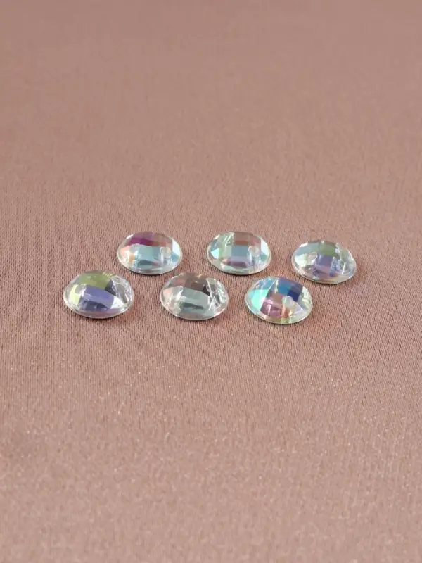 Стразы пришивные «Шатон», круглые, из органического стекла, с голографией, d=8 мм, 50 шт. Стразы пришивные «Шатон», круглые, из органического стекла, с голографией, d=8 мм, 50 шт.