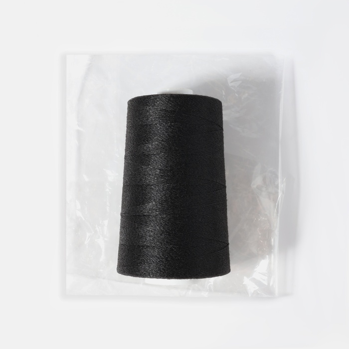Нитки 170ЛТ, 1000 м, цвет чёрный №6818 Нитки 170ЛТ, 1000 м, цвет чёрный №6818