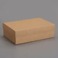 Коробка подарочная складная крафтовая, упаковка, 30&times;20&times;9 см