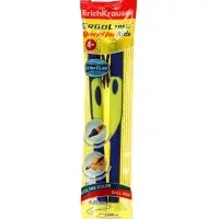Набор ручек шариковых ErichKrause ErgoLine Grip Neon, SuperGlide, 2 штуки, узел 0.5 мм, синие чернила