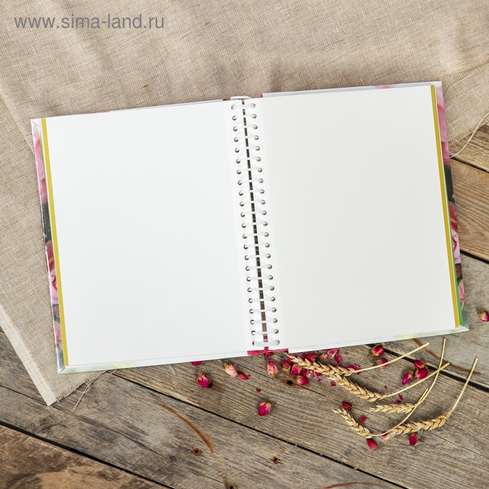 Фотоальбом магнитный 30 листов Фотоальбом магнитный 30 листов "Цветочная коллекция-3" 23x28см МИКС