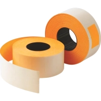 Этикет-лента 26х16 оранж прям 1000шт/рул 10рул/уп